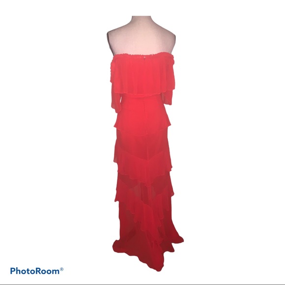 Badgley Mischka red gown - Picture 12 of 14